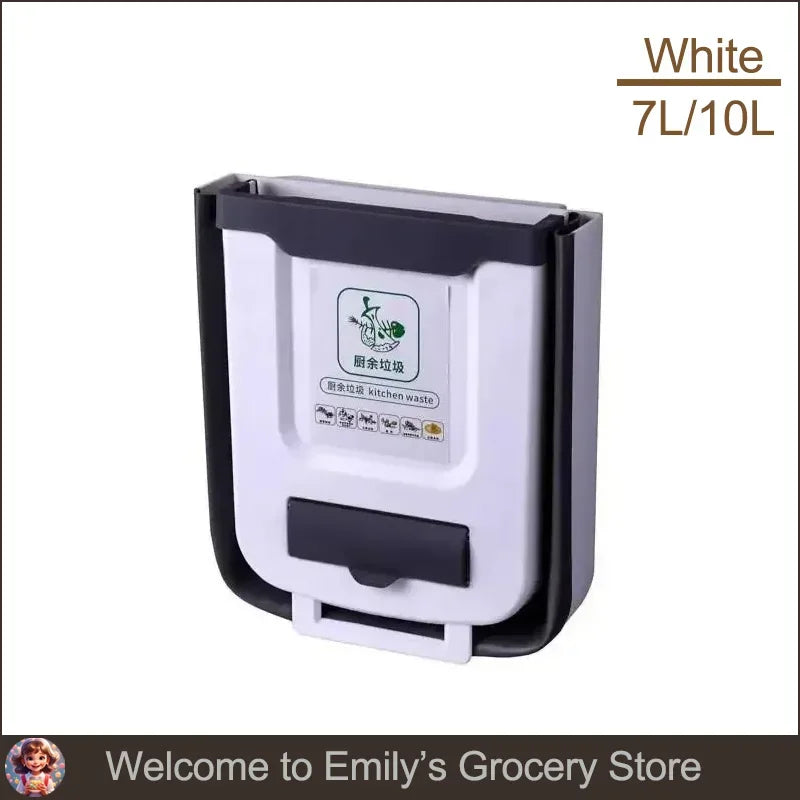 Faltbarer hängender Mülleimer für Küche und Wohnmobil mit großem Volumen