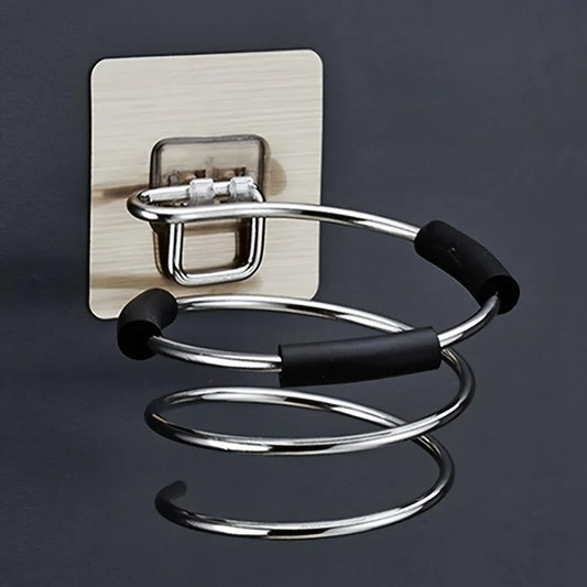 Wandmontierter Haartrocknerhalter aus Edelstahl – Platzsparend - Robust