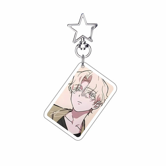 Anime Acryl Schlüsselanhänger mit Metallring 6cm für Fans und Cosplay