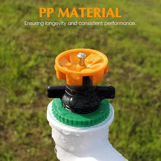 Automatische 360° Rotationsdüse für Gartenbewässerung, Kunststoff, 1-10 Stück