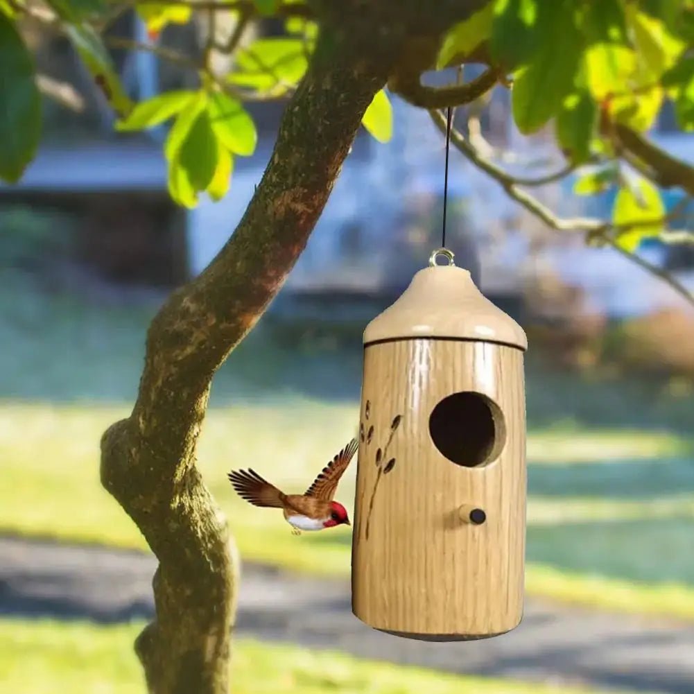 Charmantes Kolibri-Haus aus Holz für Ihren Garten, dekorativ