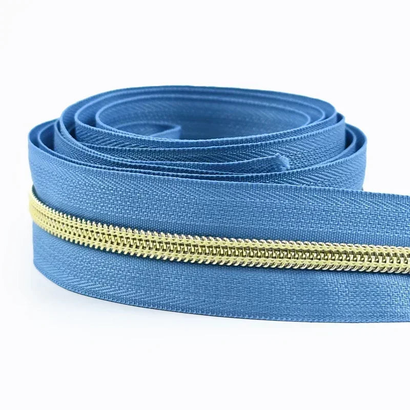 Nylon Reißverschluss Meterware DIY Kleidung Taschen Reparatur 5/10/20m Länge