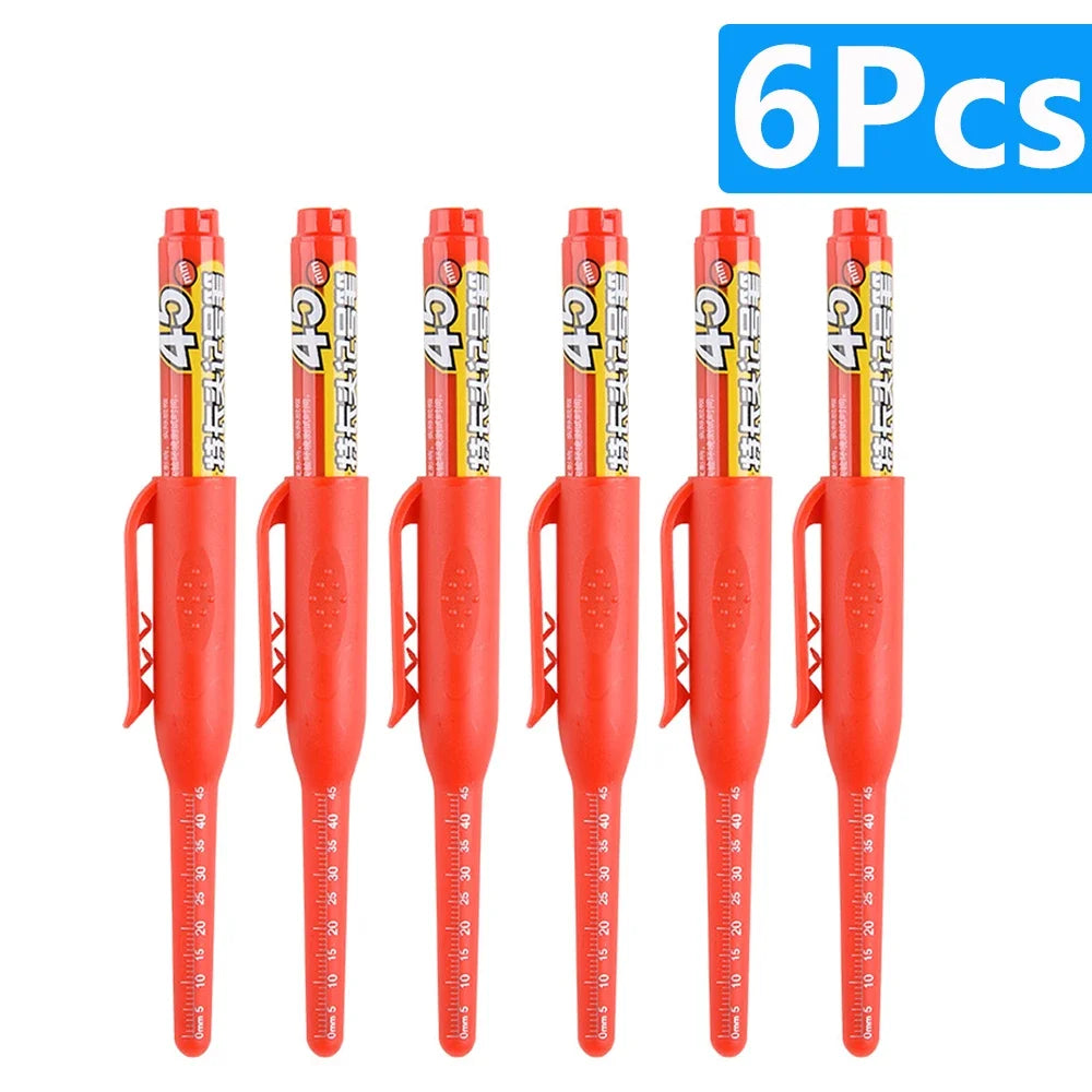 45mm langlebiger Tiefloch Marker Stift für präzise Holz- und Metallmarkierung