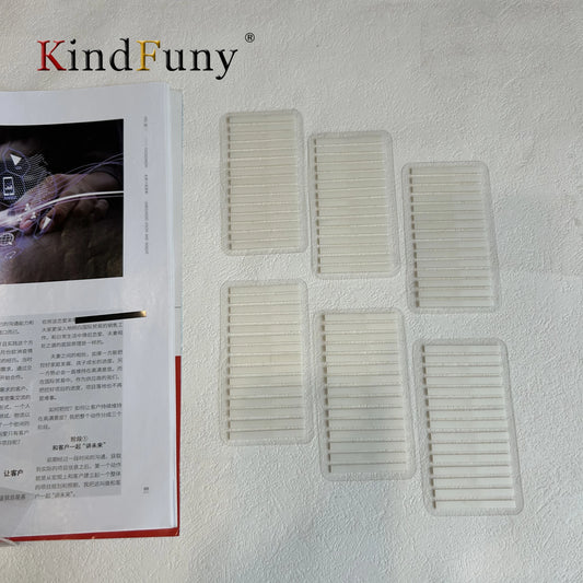 Transparent selbstklebende Haftnotizen 6er Set für Notizen - Lesezeichen