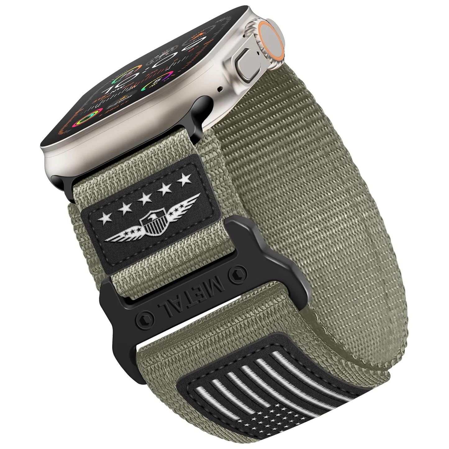 Sportliches Nylonarmband für Smartwatches in verschiedenen Größen