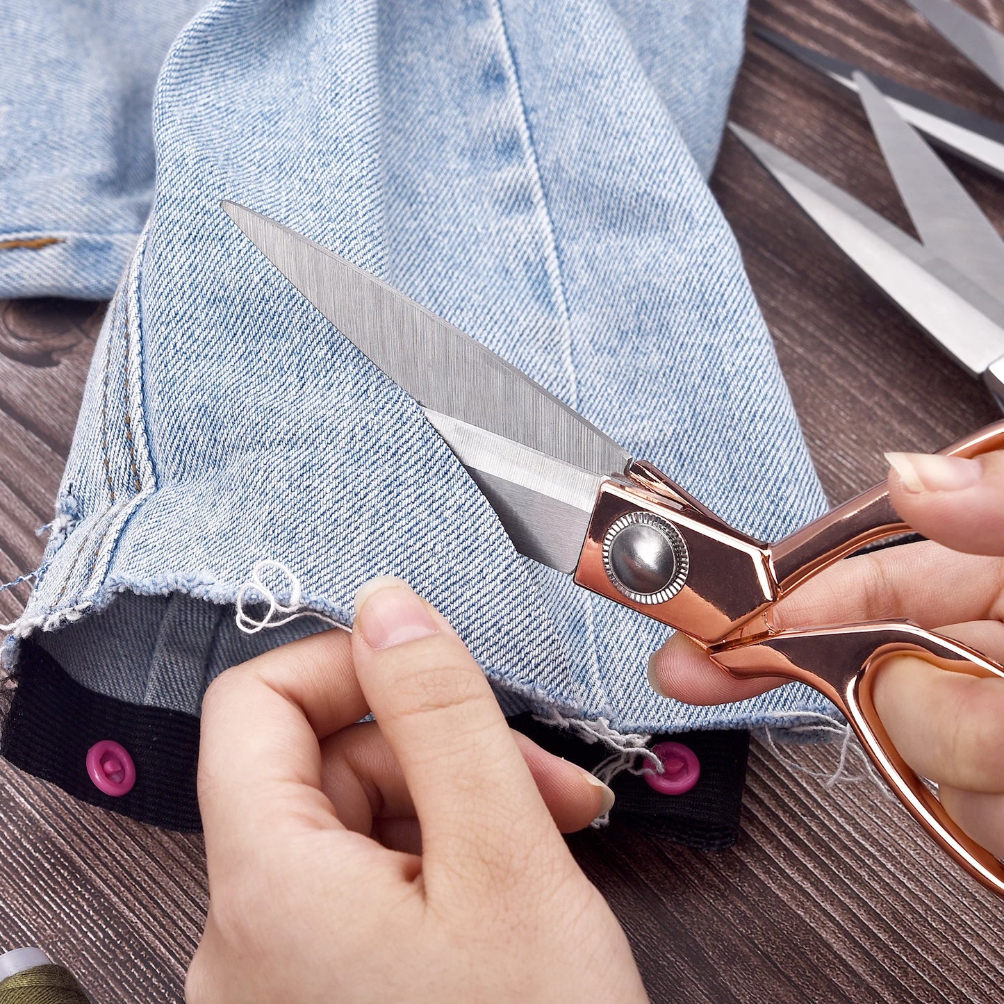 Professionelle Vintage Schneider Schere Edelstahl für Stoff Nähen DIY