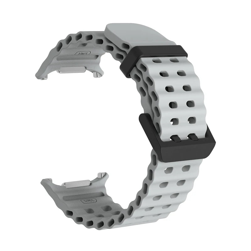 Marine Silikonarmband für Samsung Galaxy Watch Ultra 47 mm 2025 Modell