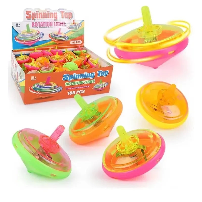 5er Pack LED Kreisel zum Spielen und als Partygeschenk für Kinder