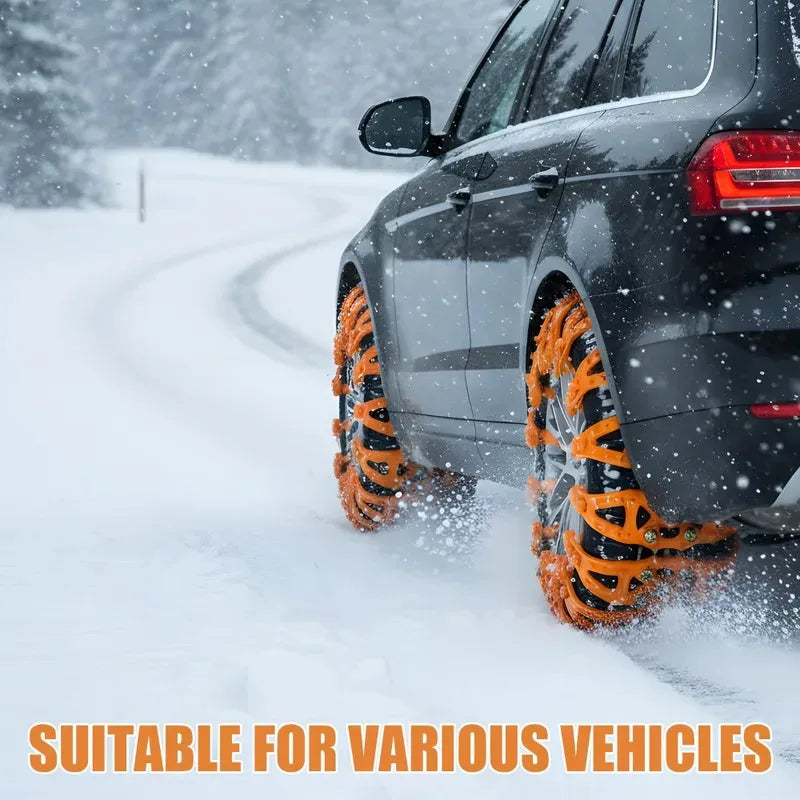 Robuste Winter-Autoreifenketten rutschfest für 85 x 10 cm Reifen