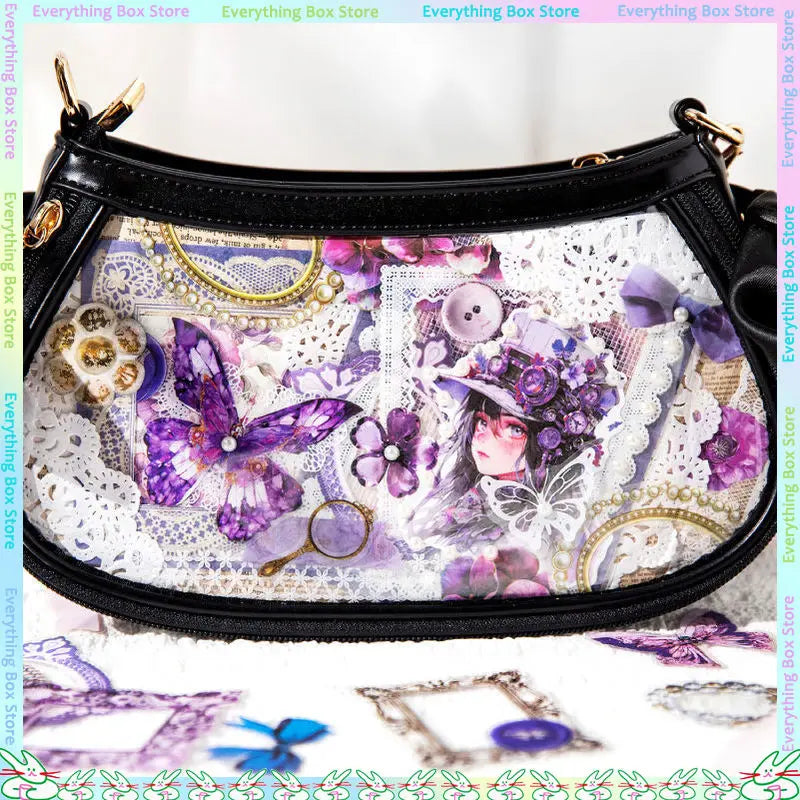 Retro Spitze Multimaterial Itabag DIY Dekoratives Taschenset