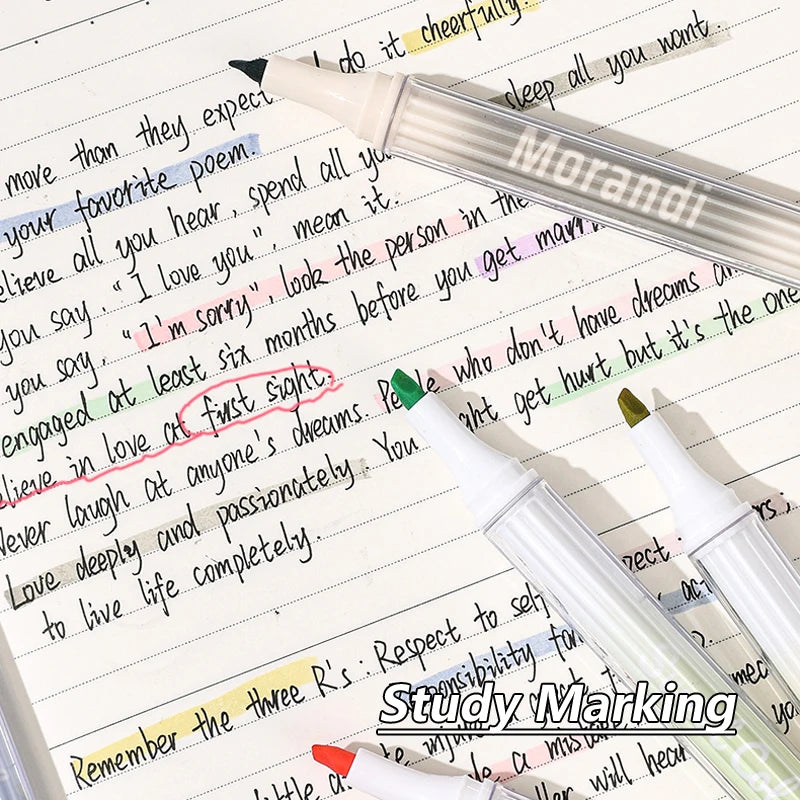 5er Set Funkelnde Glitter Textmarker: Weiche Spitze für Notizen Kunst Studium