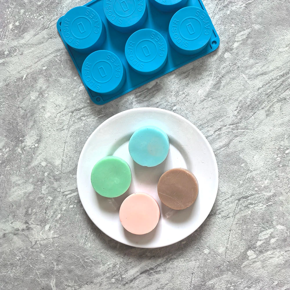Kreative zylindrische Silikonform für Kuchen Schokolade und Kekse