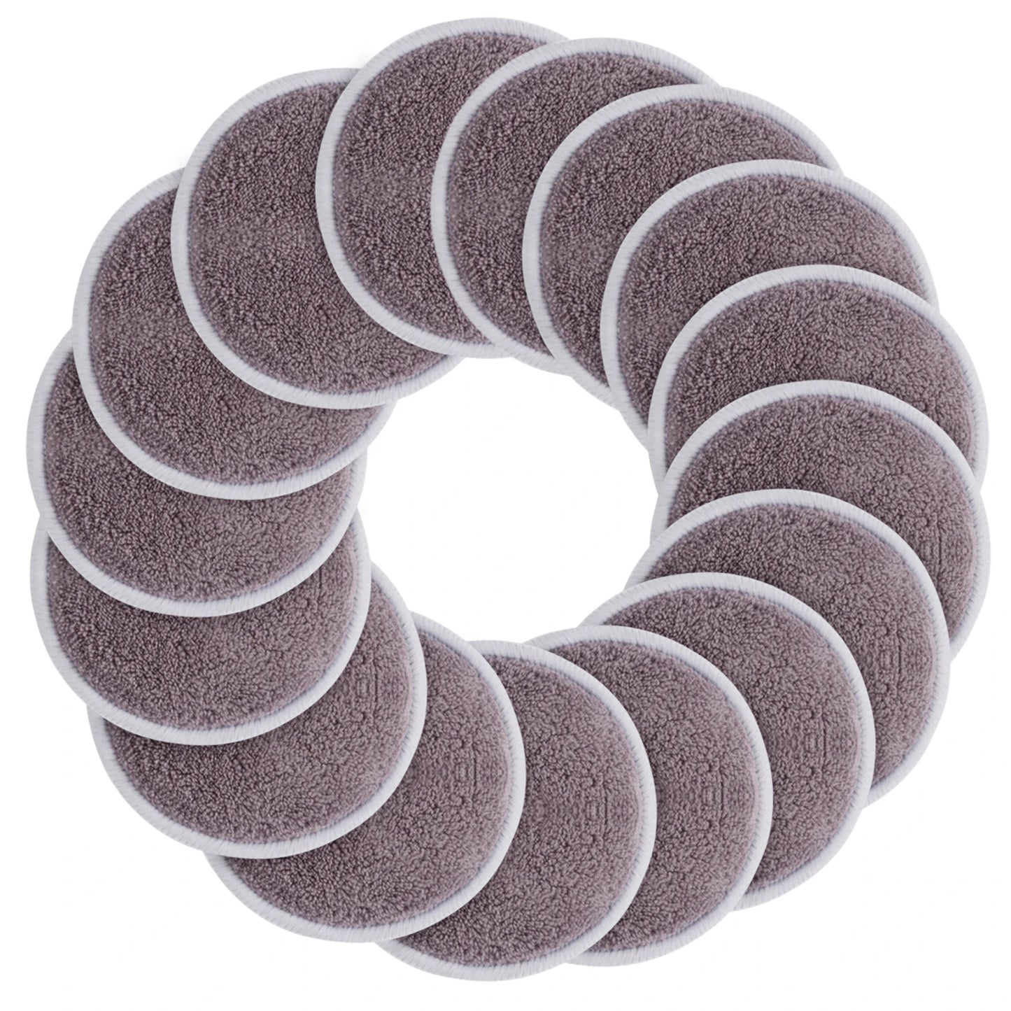 Weiche wiederverwendbare Mikrofaser Reinigungspads 8 cm