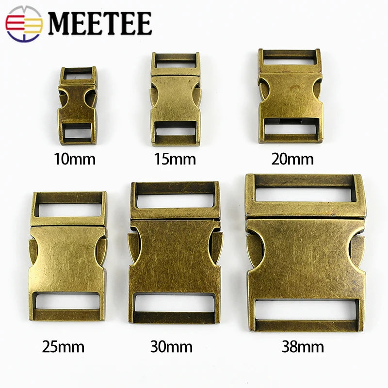 Metall Schnellverschluss Schnallen 10-38mm Rucksack Gurtband DIY 2 Stk.