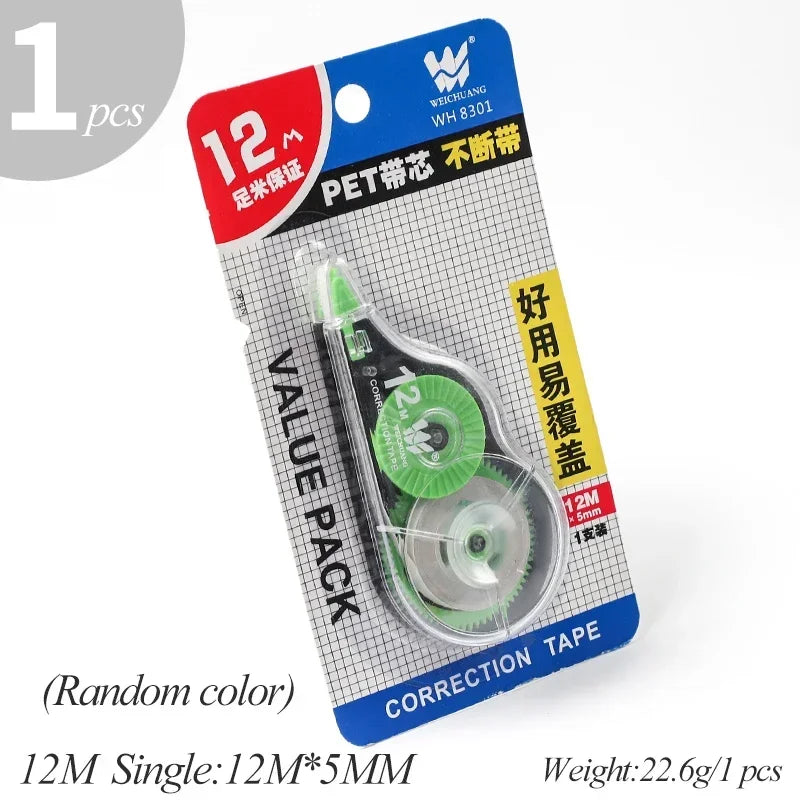 Korrekturband mit großer Kapazität 12m/30m/60m für Schule - Büro