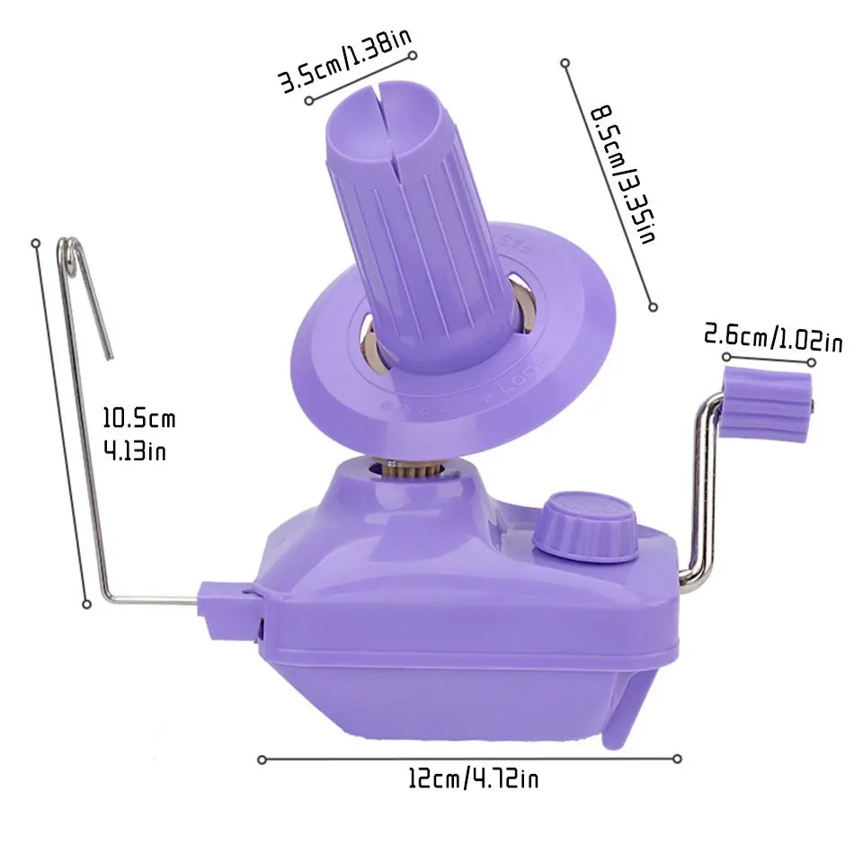 Manuelle Handkurbel Garnwickelmaschine tragbar für Strick DIY Garnball