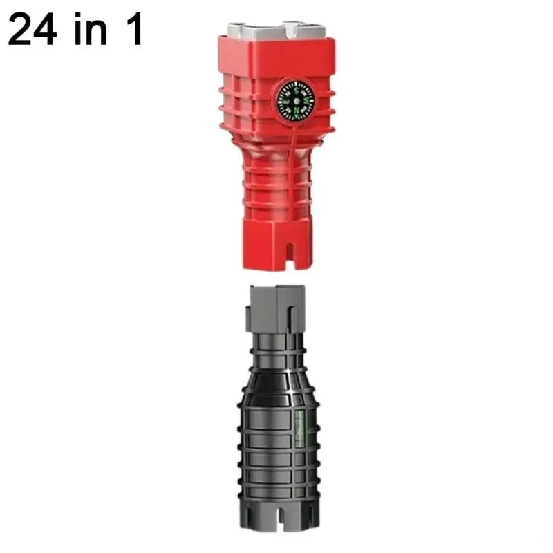 24 in 1 Multifunktions Rohrschlüssel Wasserhahn Waschbecken Installer Werkzeug