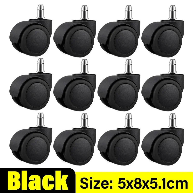 Langlebige Möbel-Fußrolle aus Kunststoff - PVC für leises Rollen