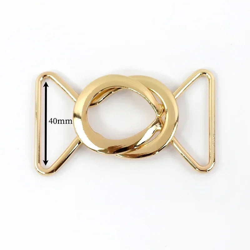 Dekorative Metall Gürtel Schnalle für Damen Mäntel Kleider DIY Accessoire