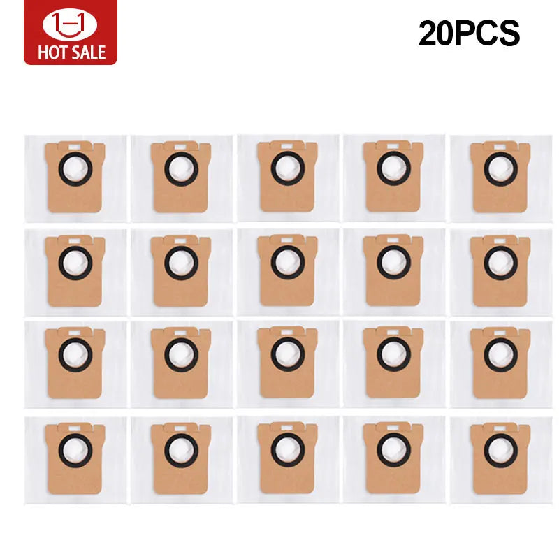 Effiziente Ersatzteile für Robot Vacuum X20+: Staubbeutel, Bürste - HEPA-Filter Set