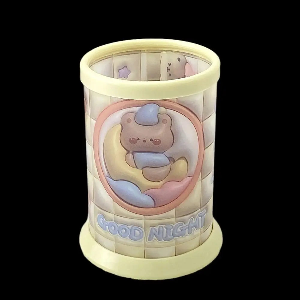 Niedlicher runder Cartoon Stifthalter große Kapazität für Studenten