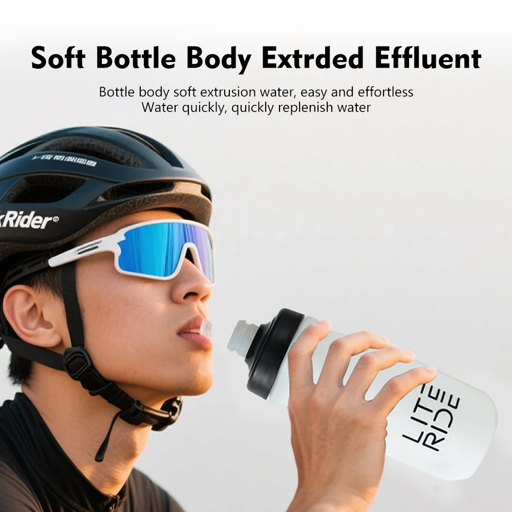 Robuste Fahrradflasche 610/710 ml – BPA-frei, tropffrei, ideal für MTB - Outdoor