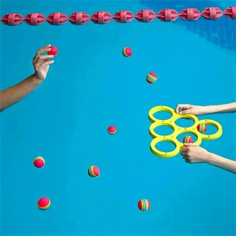 Endloser Wasserspaß: Schwimmendes, langlebiges EVA Pool-Spielzeug mit Farbkugel