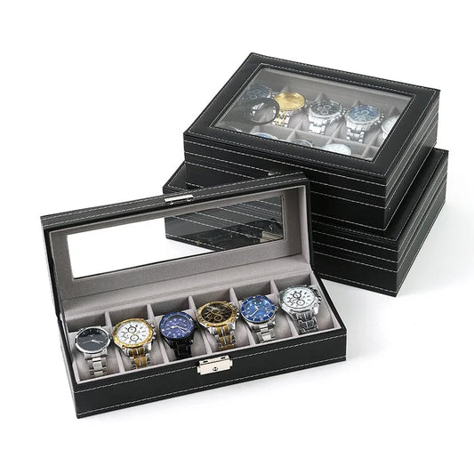 Uhrenbox Organizer Etui Aufbewahrungsbox passend für Uhren