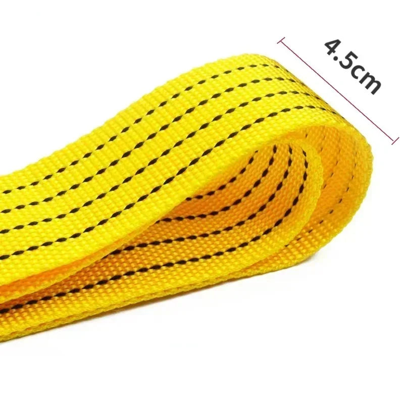 4m Abschleppkabel 5t Zugkraft – Sicheres Schleppen mit fluoreszierenden Haken