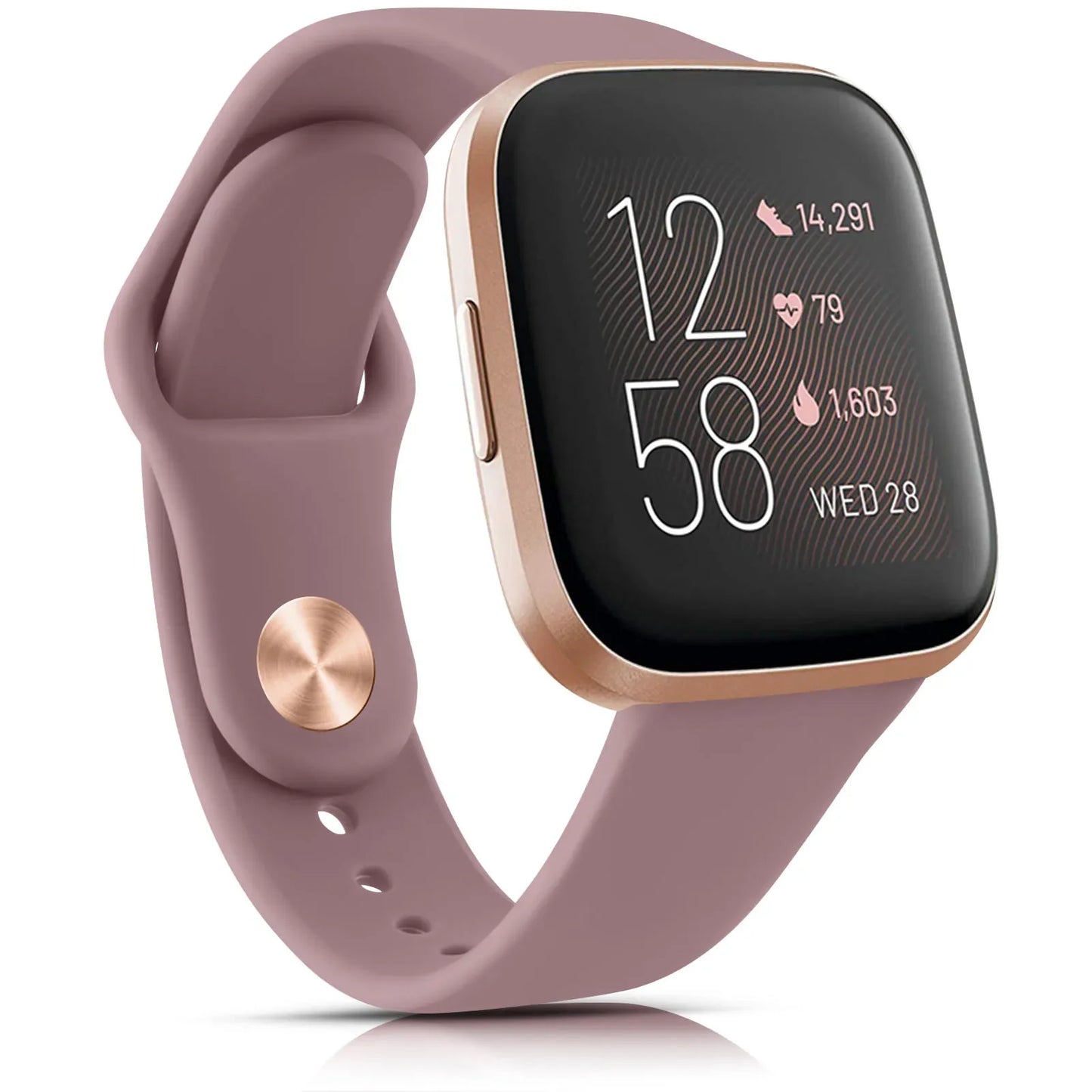 Silikon Armband Sport Ersatz für Fitbit Versa 1 2 3 4 Lite Sense 2