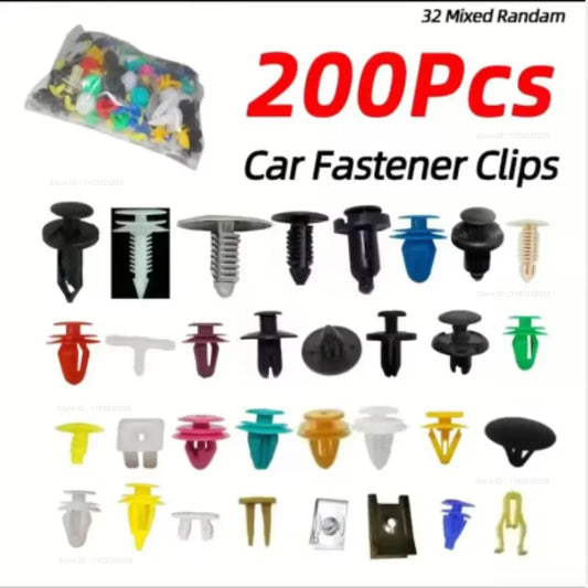 Universal 200/500 Kunststoff-Clips für Auto Stoßstange - Türverkleidung