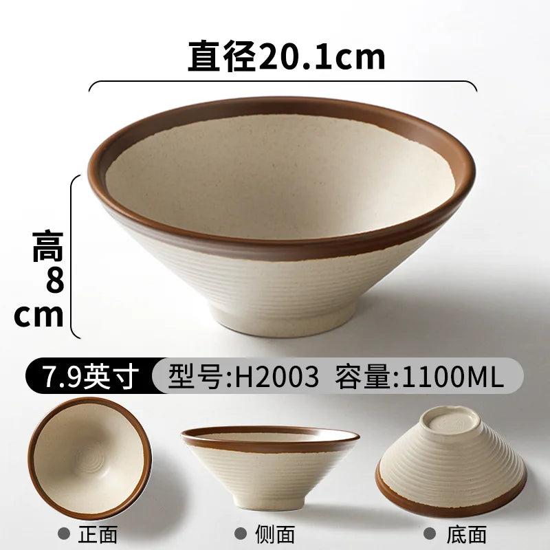 Melamin Ramen Schüssel im japanischen Stil für Zuhause und Küche