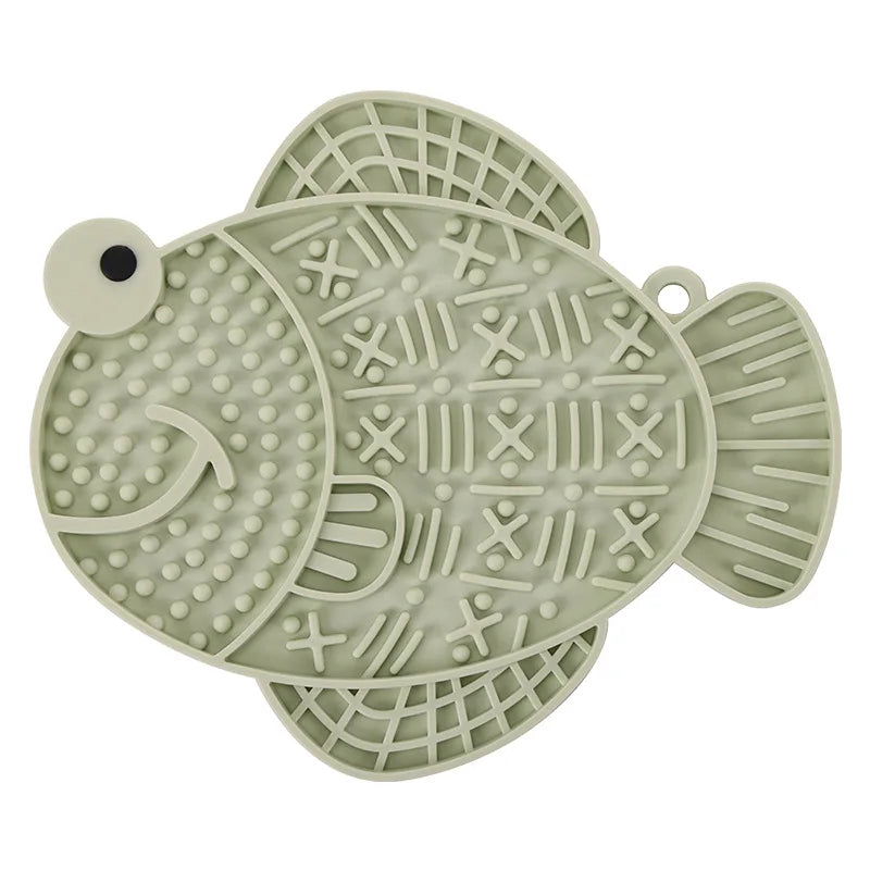 Slow Feeder Leckmatte für Hunde und Katzen mit Saugbasis aus Silikon