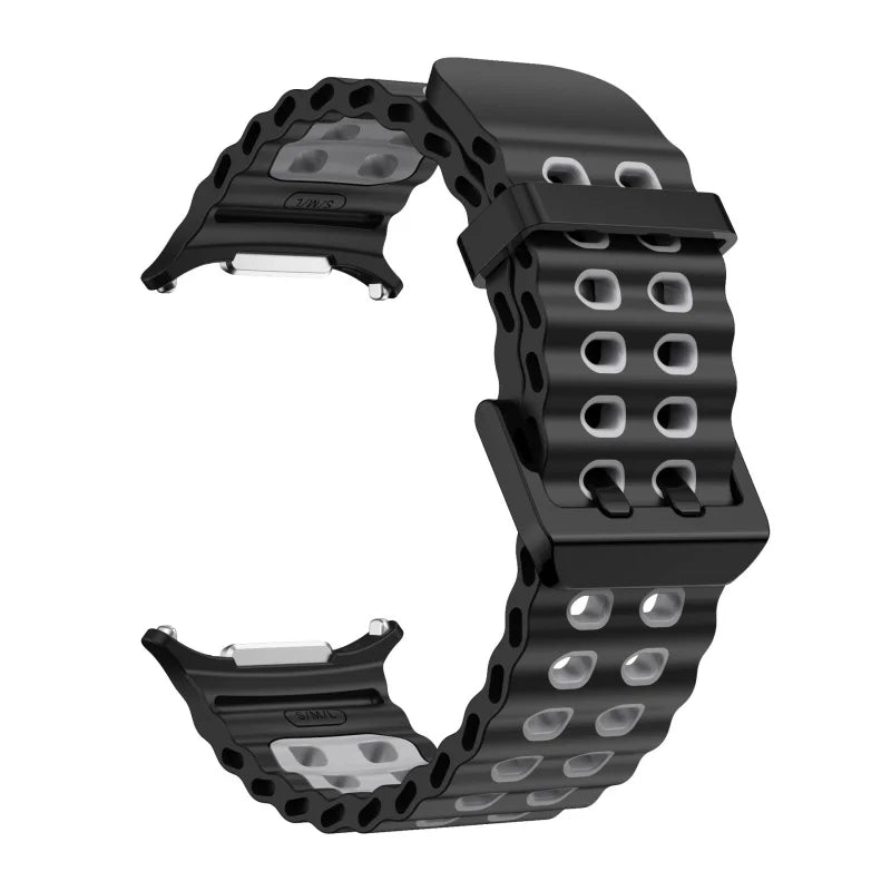 Marine Silikonarmband für Samsung Galaxy Watch Ultra 47 mm 2025 Modell