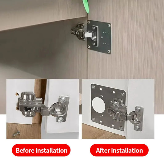 Metall Reparaturplatten für Möbel-Scharniere zur stabilen Türbefestigung