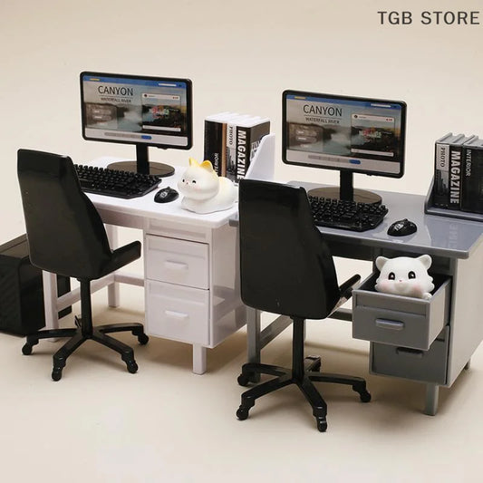 Miniatur Puppenhaus Möbel Set für realistische Raumgestaltung