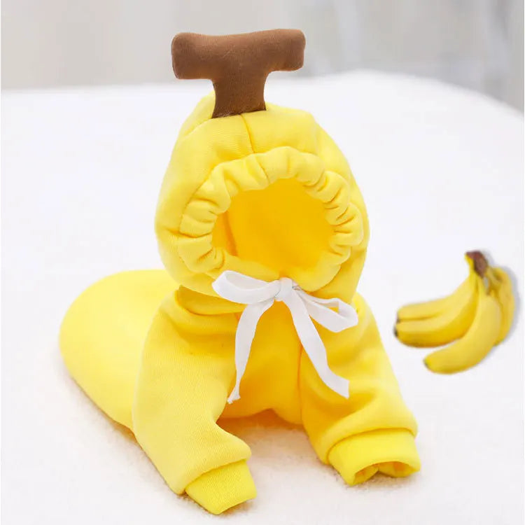 Niedlicher Obst Fleece Hoodie für kleine Hunde und Katzen Welpen