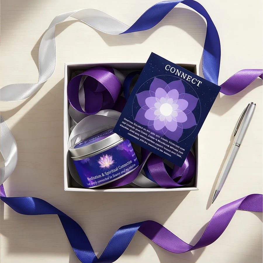 3oz Divine Guidance Duftkerze mit Kristallen, ideal als Geschenk