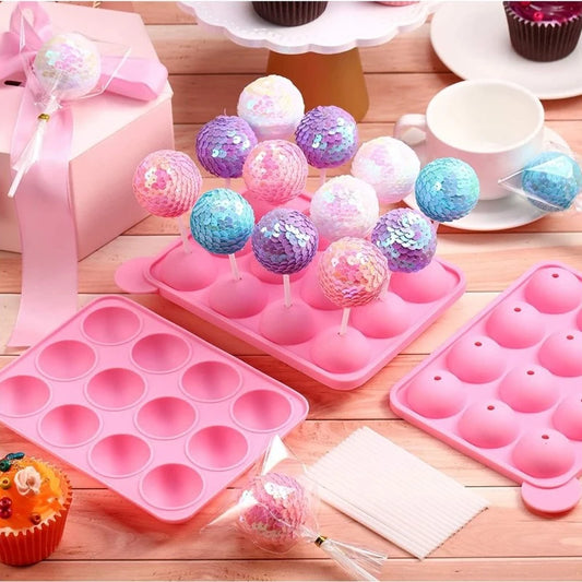 Flexible Silikon-Lutscherform mit 12/20 Löchern für einfache Cake Pops - Süßes