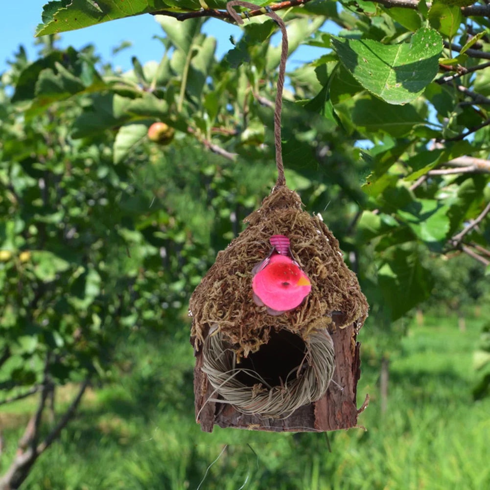 Hängendes Vogelhaus für Garten – Stilvolle Baumdekoration