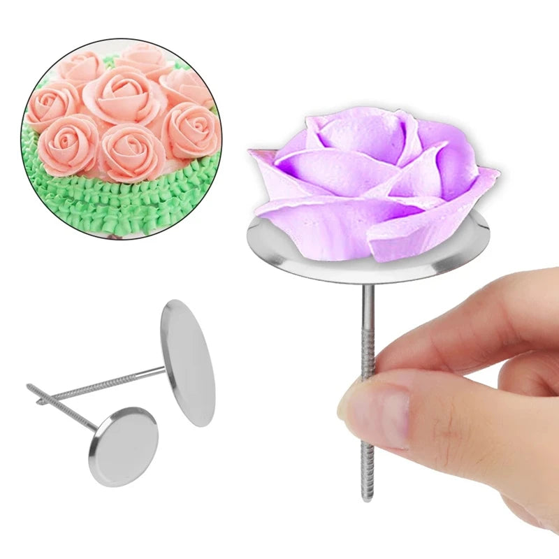 Edelstahl Nagelspitzen Set für Kuchen, Schokolade und Gebäckdeko