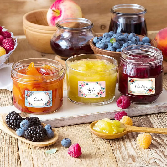 250 selbstklebende Blumen-Etikettenaufkleber für dekorative Geschenkverpackungen