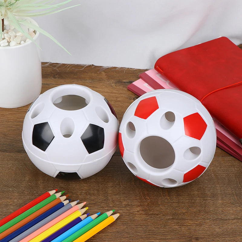 Fußball Ball Geformter Stifthalter Bleistift Halter für Schreibtisch