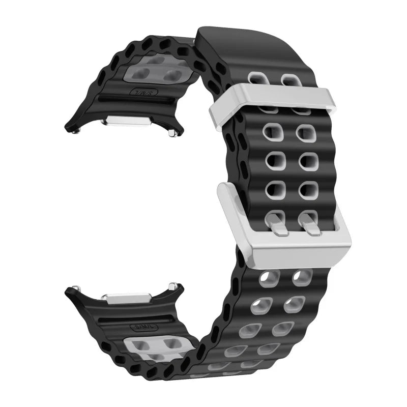 Marine Silikonarmband für Samsung Galaxy Watch Ultra 47 mm 2025 Modell