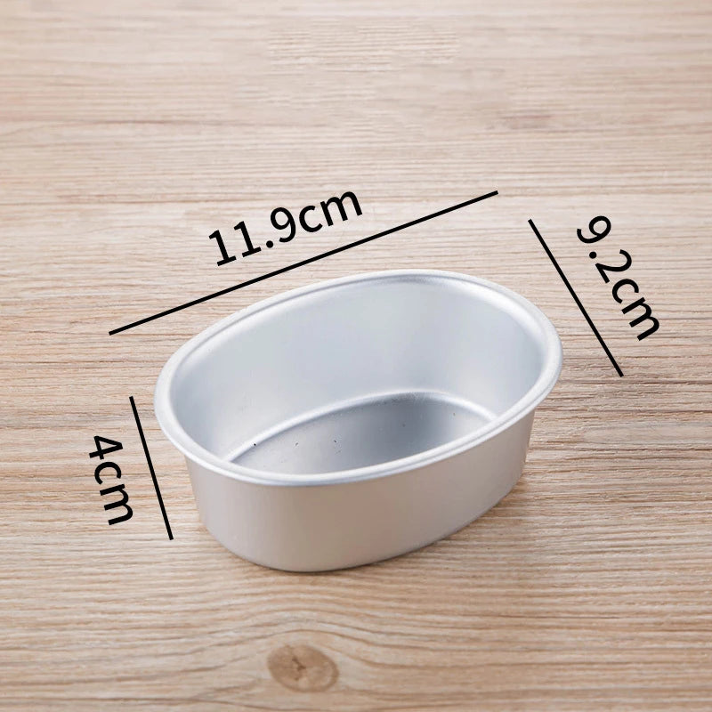 Ovaler Backform aus eloxiertem Aluminium – Antihaft - Wiederverwendbar