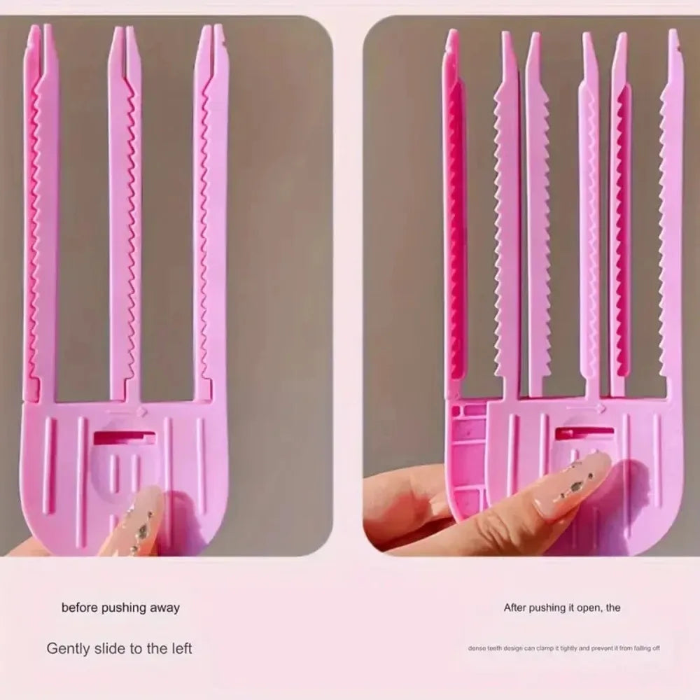 Flauschige Haarclips für Volumen und Styling mit weichem Griff für Damen