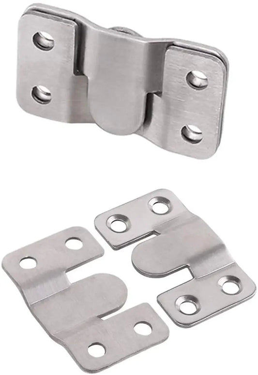 Edelstahl Sofa Verbinder 2er Set – Robuste Möbel Halterungen Edelstahl