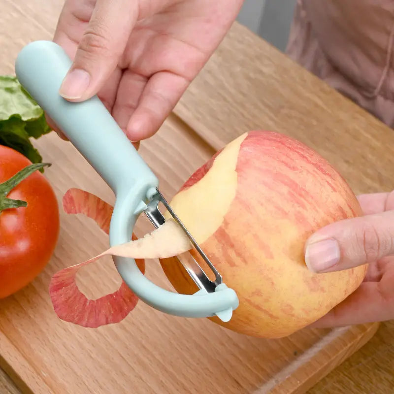 Multifunktionaler 2in1 Edelstahl Schäler – Schnell - präzise für Obst - Gemüse
