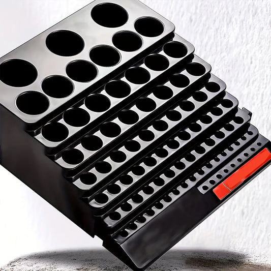 85-Loch Bohrerhalter Aufbewahrungsbox für Werkbank Schraubendreher Kunststoff