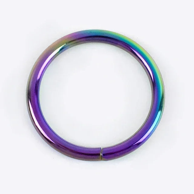 5/10 Stück Metall O-Ring Schnallen 12-50 mm für Taschen Gürtel DIY